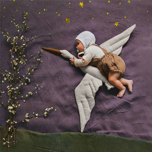Bedroom Nursery Room Decoration Hanging Ornaments Baby Soothing Pillow Plush Stuffed Doll Wall Hanging Swan Creative acacuss