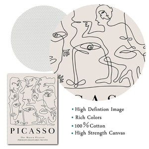 Beige Matisse Poster Nude Picasso Girl Abstract Line Art Print Coral Leaf Canvas Painting Boho Wall Picture Living Room Decor acacuss