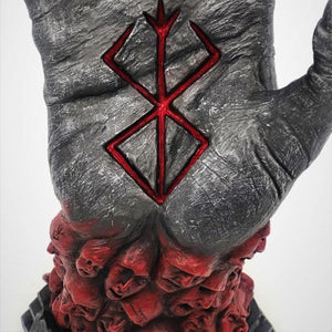 Berserk Hand of God Ornaments Skull hand Sculpture Fun Resin Statue Desktop Bookshelf Decoration Halloween Crafts Gifts acacuss