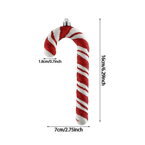Big Candy Cane Christmas Canes Christmas Tree Decorations For Home Party New Year Christmas Xmas Tree Hanging Ornaments 2021 acacuss