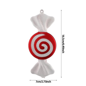 Big Candy Cane Christmas Canes Christmas Tree Decorations For Home Party New Year Christmas Xmas Tree Hanging Ornaments 2021 acacuss