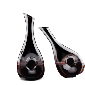 Big Decanter Handmade Snail Wine Decanter Creative Crystal Glass Wine Decanter Oblique Mouth Wine Dispenser acacuss