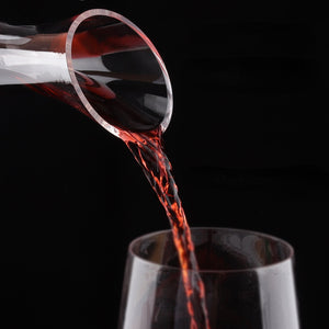 Big Decanter Handmade Snail Wine Decanter Creative Crystal Glass Wine Decanter Oblique Mouth Wine Dispenser acacuss