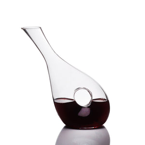 Big Decanter Handmade Snail Wine Decanter Creative Crystal Glass Wine Decanter Oblique Mouth Wine Dispenser acacuss