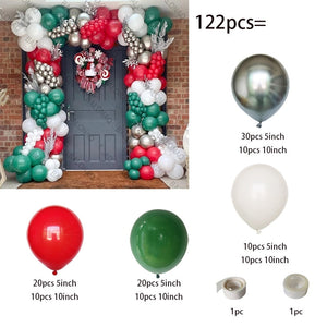 Big Gingerbread Man Balloon Xmas Balloon Toy Christmas Balloon Latex Balloon Christmas Party Decoration New Year 2023 Supplies acacuss