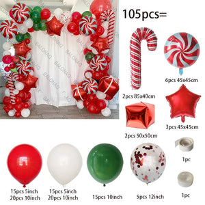 Big Gingerbread Man Balloon Xmas Balloon Toy Christmas Balloon Latex Balloon Christmas Party Decoration New Year 2023 Supplies acacuss