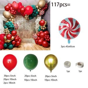 Big Gingerbread Man Balloon Xmas Balloon Toy Christmas Balloon Latex Balloon Christmas Party Decoration New Year 2023 Supplies acacuss