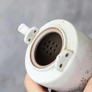 Big capacity ceramic teapots mountain kettle chinese tea pot 400ml acacuss