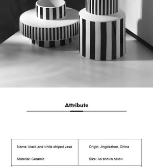 Black and White Ceramic Vases acacuss