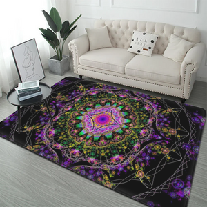Bohemia Mandala Floor Mat Floor Mat INS Style Soft Bedroom Floor House Laundry Room Mat Anti-skid Household Carpets acacuss