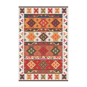 Bohemian Carpet American Ethnic Style Living Room Decoration Rugs Moroccan Vintage Homestay Bedroom Decor Carpets Non-slip Mat acacuss