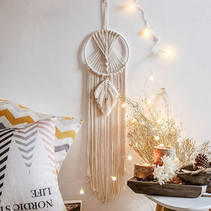 Bohemian Cotton Rope Woven Lacework Dream Catcher Home Ornament Wedding Decoration Girlfriend Gift Wind Chimes Owl Dreamcatchers acacuss