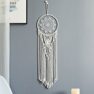 Bohemian Cotton Rope Woven Lacework Dream Catcher Home Ornament Wedding Decoration Girlfriend Gift Wind Chimes Owl Dreamcatchers acacuss