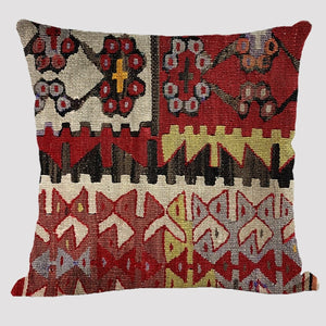 Bohemian Patterns Linen Cushions Case Multicolors Abstract Ethnic Geometry Print Decorative Pillows Case Living Room Sofa Pillow acacuss