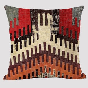Bohemian Patterns Linen Cushions Case Multicolors Abstract Ethnic Geometry Print Decorative Pillows Case Living Room Sofa Pillow acacuss