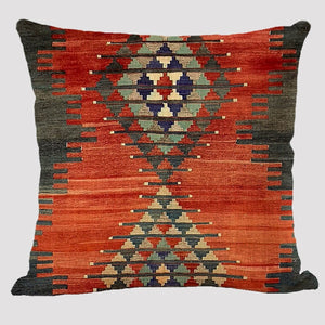 Bohemian Patterns Linen Cushions Case Multicolors Abstract Ethnic Geometry Print Decorative Pillows Case Living Room Sofa Pillow acacuss