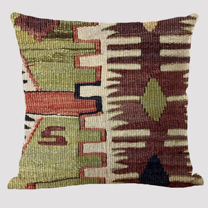 Bohemian Patterns Linen Cushions Case Multicolors Abstract Ethnic Geometry Print Decorative Pillows Case Living Room Sofa Pillow acacuss