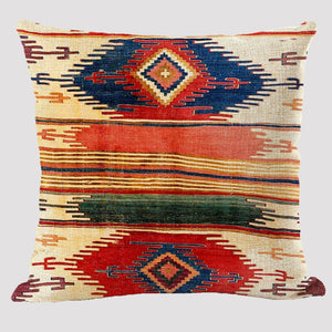 Bohemian Patterns Linen Cushions Case Multicolors Abstract Ethnic Geometry Print Decorative Pillows Case Living Room Sofa Pillow acacuss