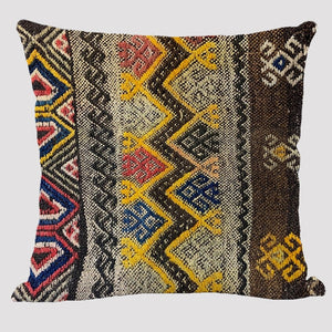 Bohemian Patterns Linen Cushions Case Multicolors Abstract Ethnic Geometry Print Decorative Pillows Case Living Room Sofa Pillow acacuss