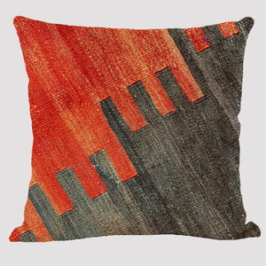 Bohemian Patterns Linen Cushions Case Multicolors Abstract Ethnic Geometry Print Decorative Pillows Case Living Room Sofa Pillow acacuss