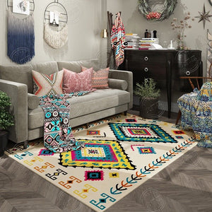 Bohemian Style Carpets for Living Room Morocco Bedroom Decor Carpet Persian Large Area Rugs Lounge Rug Home Non-slip Floor Mat acacuss