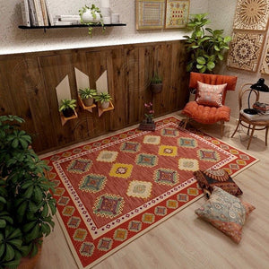 Bohemian Style Carpets for Living Room Morocco Bedroom Decor Carpet Persian Large Area Rugs Lounge Rug Home Non-slip Floor Mat acacuss