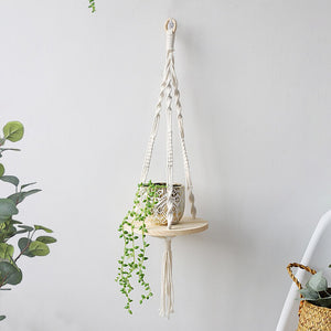 Bohemian Wall Decoration Shelf Hand-woven Tapestry Storage Rack Home Living Room Decoration acacuss