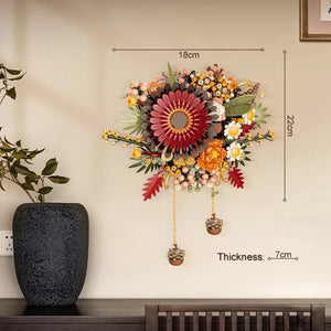Bouquet Orchid Block Flower Chrysanthemum Flower Potted Building Blocks FIT for Home Decoration Romantic Kit Toy Girl Gift acacuss