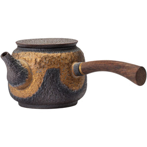 Bronze ceramic kyusu vintage chinese ceramic tea pot drinkware 230ml acacuss