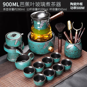 Bubble Turkish Chinese Tea Set Accessories Mugs Maker Afternoon Gaiwan Service Tea Set Cutlery Taza Mate Kitchen Sets YX50TS acacuss