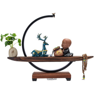 Buddha Home Decoration Elk Waterfall Backflow Incense Burner acacuss