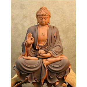 Buddha Religion DIY Embroidery 11CT Cross Stitch Kits Craft Needlework Set Cotton Thread Printed Canvas Home Decoration Sale acacuss