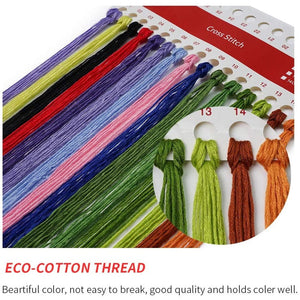 Buddha Religion DIY Embroidery 11CT Cross Stitch Kits Craft Needlework Set Cotton Thread Printed Canvas Home Decoration Sale acacuss