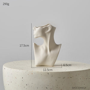 Bust Vase for Dried Flowers Vases Designed for Living Room Decor Office Decoration Decorative Luxury Interior Body Flower Pots acacuss