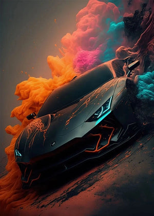 COOL Vintage Car Luxury Performance Car Classic Car Series Print Canvas Posters for Room Living Art Home Modern Wall Decor acacuss
