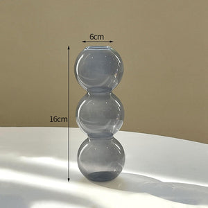 Cactus Glass Vase for Desk Decoration Transparent Glass Vase Hydroponics Plant Modern Decorative Vases Crafts Living Room Decor acacuss