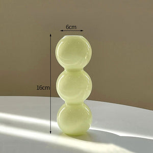 Cactus Glass Vase for Desk Decoration Transparent Glass Vase Hydroponics Plant Modern Decorative Vases Crafts Living Room Decor acacuss