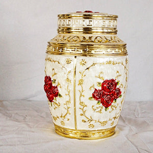 Carved Tea Pot Pet Commemorative Cremation Ashes Funeral Container Coffin Box Pet Urns acacuss