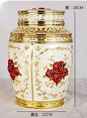 Carved Tea Pot Pet Commemorative Cremation Ashes Funeral Container Coffin Box Pet Urns acacuss