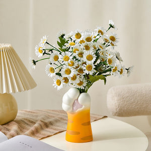 Cat Claw Design Vase Aesthetic Room Decoration Home Flower Pot Modern Table Decorative Vases Creative Bookshelf Ornaments Cute acacuss
