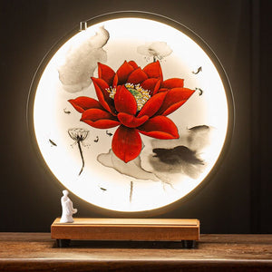 Ceramic Bergamot Flowback Incense Stove Household Indoor Living Room, Entrance, Study Decoration Lotus Lantern Ring acacuss