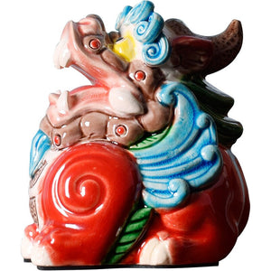 Ceramic China Forbidden City Style Lucky Paixiu Town House Home Decoration Cute Animal Gift Entrance Office Decoration acacuss