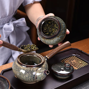 Ceramic Chinese Tea Set Teapot Gaiwan Ceremony Luxury Kung Fu Teaware Sets Gift - Tazas De Te Kitchen Drinkware acacuss