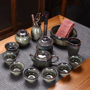 Ceramic Chinese Tea Set Teapot Gaiwan Ceremony Luxury Kung Fu Teaware Sets Gift - Tazas De Te Kitchen Drinkware acacuss