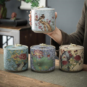Ceramic Cremation Urns Handmade Ceramics Chinese Style Cremation Urn for Human Or Pet Ashes Cats Dogs Animals Reptiles acacuss