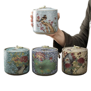 Ceramic Cremation Urns Handmade Ceramics Chinese Style Cremation Urn for Human Or Pet Ashes Cats Dogs Animals Reptiles acacuss