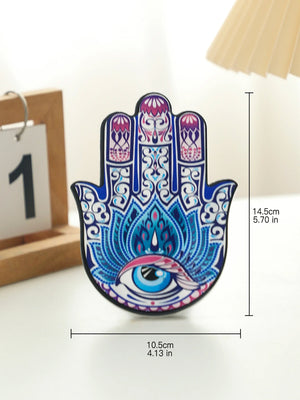 Ceramic Evil Eye Hamsa Hand Desk Ornament Desk Decor Home Decorations Desk Accessories Gothic Home Decor Table Decoration Items acacuss