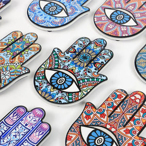 Ceramic Evil Eye Hamsa Hand Desk Ornament Desk Decor Home Decorations Desk Accessories Gothic Home Decor Table Decoration Items acacuss