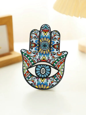 Ceramic Evil Eye Hamsa Hand Desk Ornament Desk Decor Home Decorations Desk Accessories Gothic Home Decor Table Decoration Items acacuss