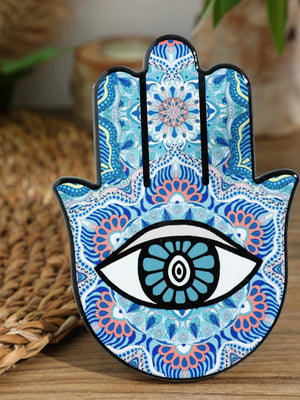 Ceramic Evil Eye Hamsa Hand Desk Ornament Desk Decor Home Decorations Desk Accessories Gothic Home Decor Table Decoration Items acacuss
